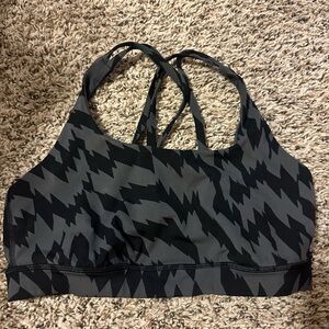 Lululemon  Black and Gray energy Sports Bra